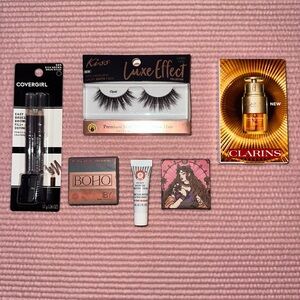 Clarins Radiance Set with Kiss Lashes and Covergirl Eyeliner